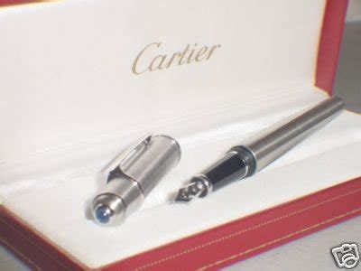 cartier st180026|Cartier Diabolo Platinum Finish Fountain Pen .